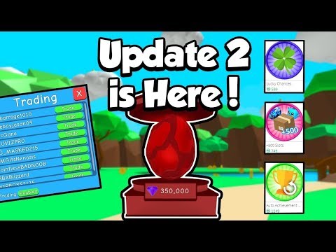 სიახლე Bubble Gum Simulator-ში ახალი მე-2 update! Trading