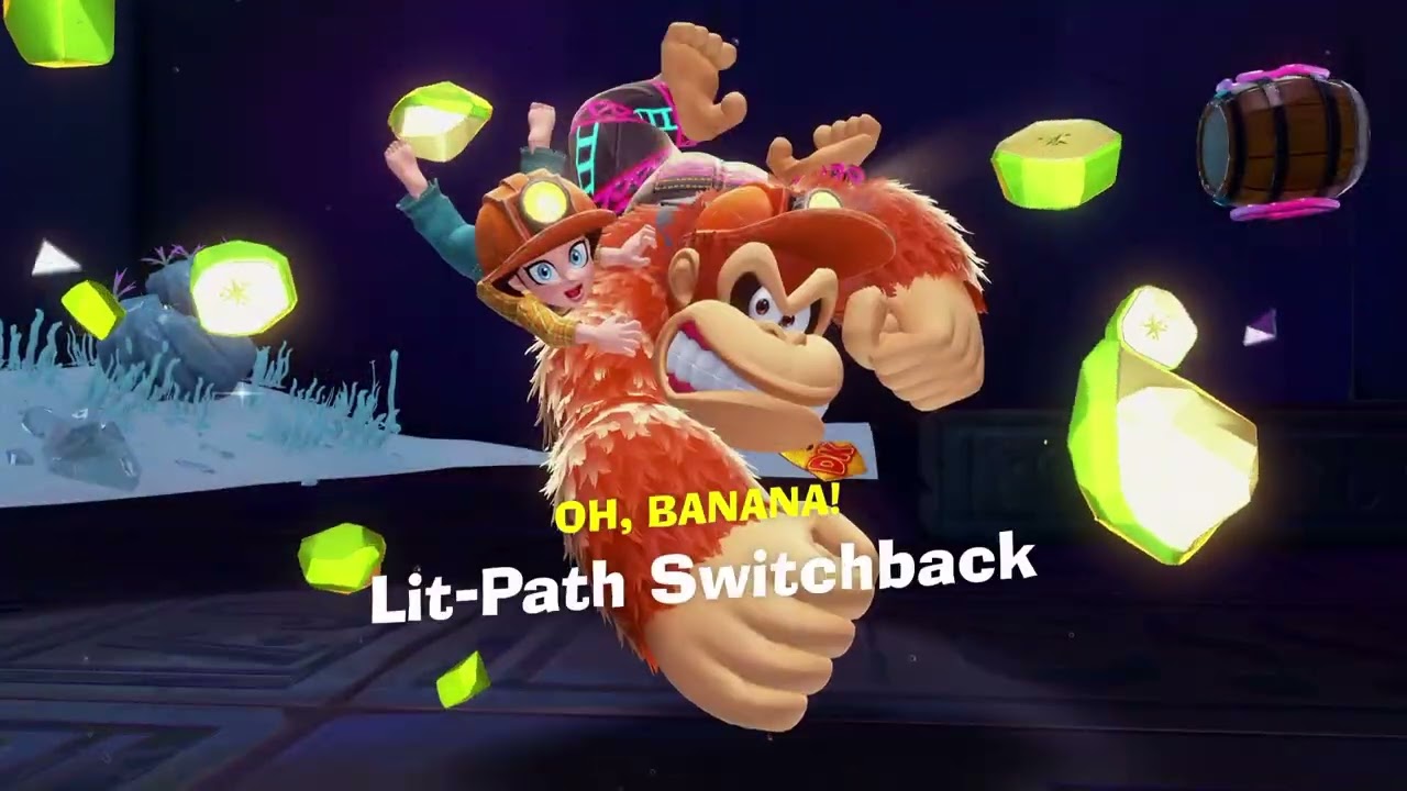 Surfing in Shadow Guide in Donkey Kong Bananza