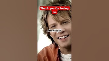 Thumbnail of Thank You For Loving Me #bonjovi #lyrics #shortsyoutube