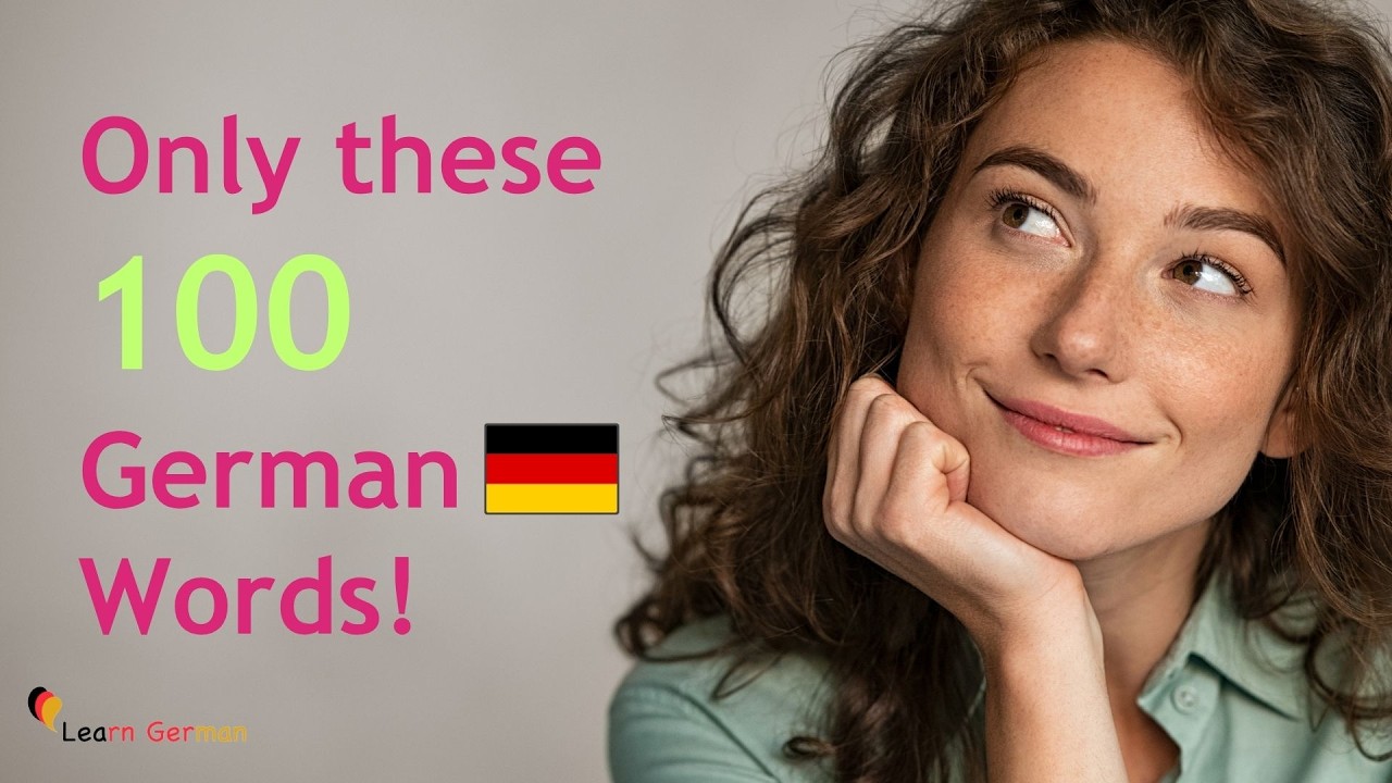 Stop Wasting Time: Learn These 100 German Words Instead | 4 Week Plan ...