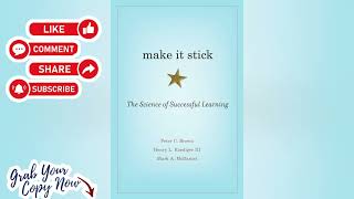 🌟 Make It Stick by Peter C Brown - BOOK SUMMARY - Key Takeaways from the book