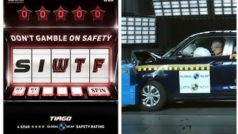 MARUTI SUZUKI SWIFT 2021 CRASH TEST RATING ZERO STARS V/s TATA FIVE STAR SAFETY RATING #MarutiSuzuki