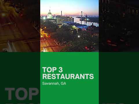 Video: 10 nejlepších restaurací v Savannah