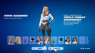 How To Get Triple Threat Sommerset Skin For FREE! (Fortnite) @Brani