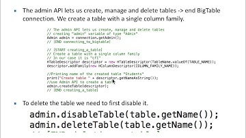 Long: CSCIE90 final project working demo for Google BigTable