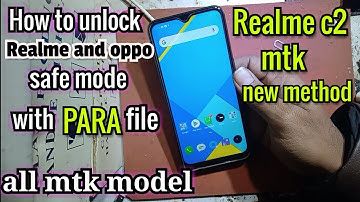 Realme c2 RMX1941-RMX1945 PIN/PATTERN OFFLINE FILE  EasyJtag