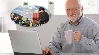 An 20 year old man plays roblox arsenal...