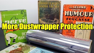 More How To - Protecting Vintage Book - Dustwrappers - In Mylar Archival Wrap!