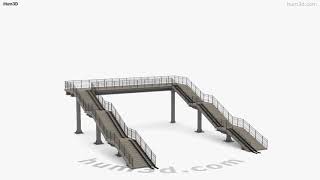 Footbridge 3D model by 3DModels.org