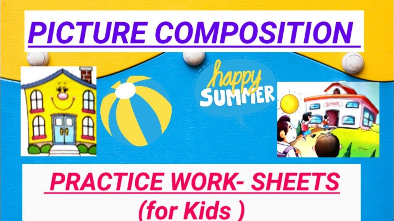 Picture composition Class 1 Work Sheet English Grammar Picture