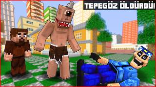TEPEGÖZ CANAVAR KEREM KOMİSERİ ÖLDÜRDÜ! 😱 - Minecraft ZENGİN FAKİR HAYATI