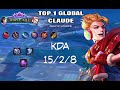 GAMEPLAY TOP 1 GLOBAL CLAUDE NIMO TVHOMIS MOBILE LEGEND GAMEPLAY TOP 1 GLOBAL CLAUDE NIMO TVHOMIS MOBILE LEGEND