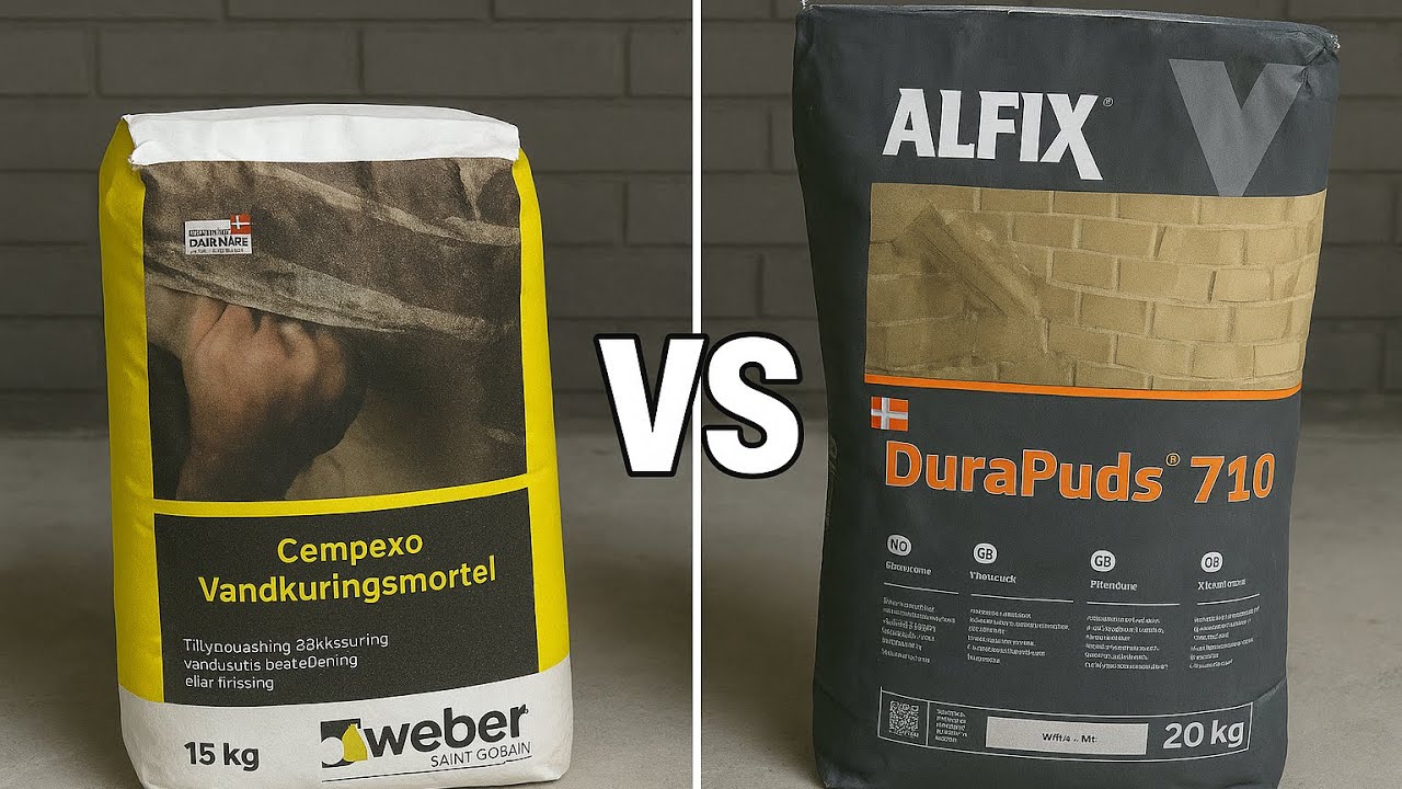 Alfix vs Weber: DIY Faux Brick Wall & Danish Water-Scrub Plaster Test