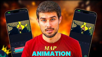 Alight Motion Map Animation Tutorial | Easy Map Travel Effect🔥