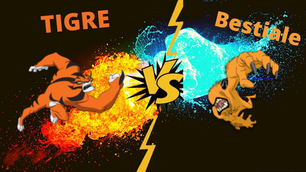 Ben 10 - Tigre vs Bestiale Confronto tra Alieni (ITA)