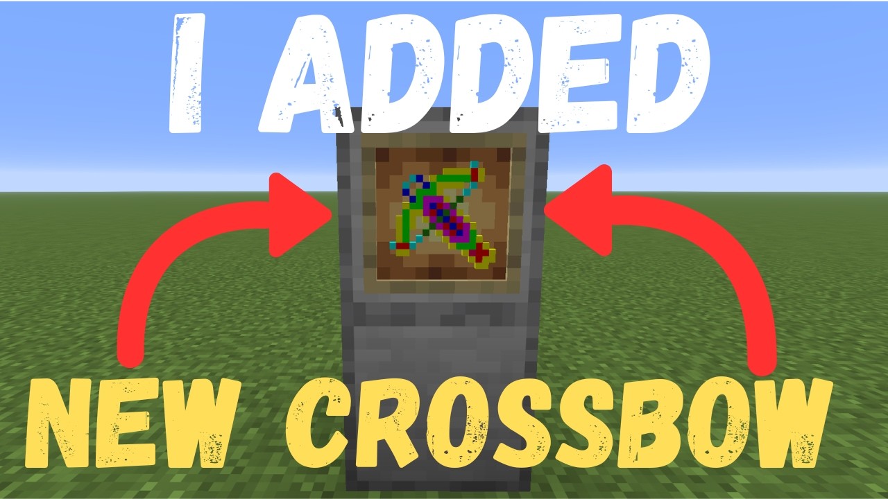 New Crossbow In Minecraft - YouTube