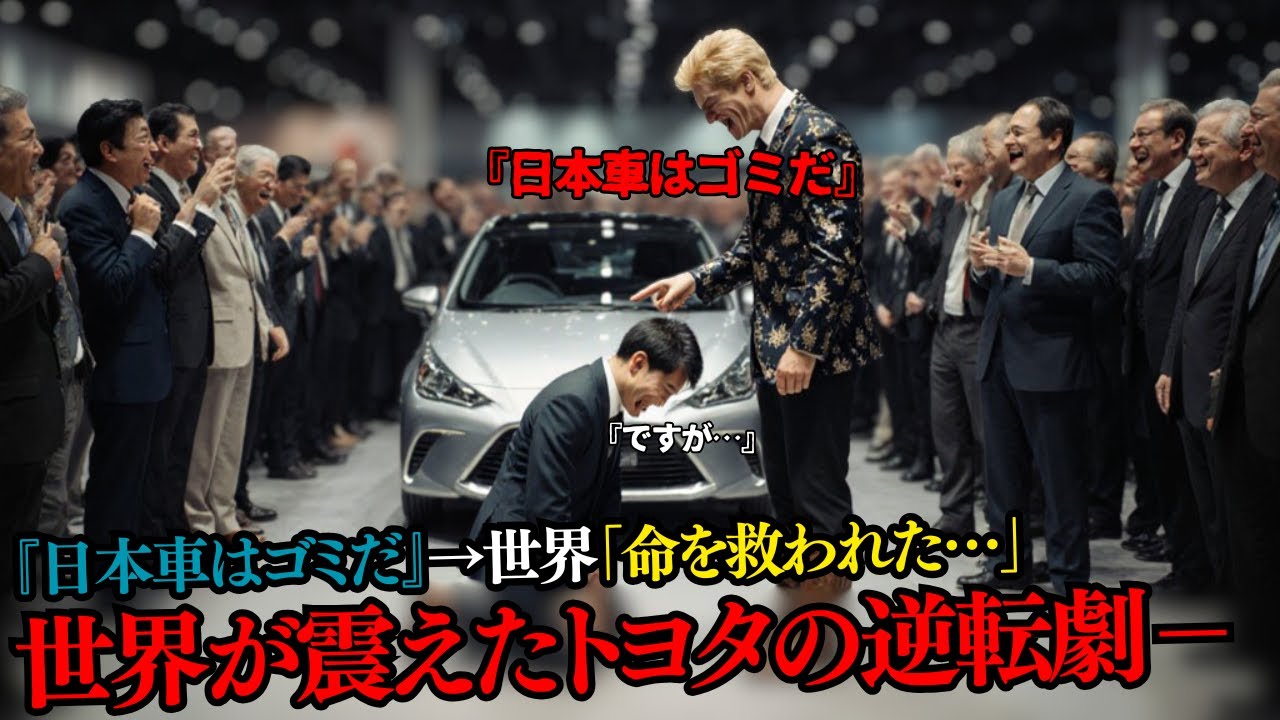 【海外の反応】アメリカで叩き潰されたトヨタが、世界一になるまでの「衝撃の実話」