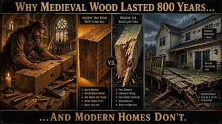 Why Medieval Wooden Buildings Lasted 800 Years — The Lost Science of Ancient Timber