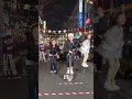 The girl had a great time playing