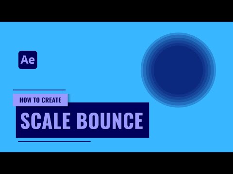 How to Create Scale Bounce || After Effects
