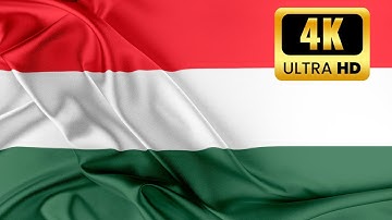 HUNGARY FLAG | FLAG OF HUNGARY | WAVING HUNGARY FLAG | 1 HOURS (4K UHD)