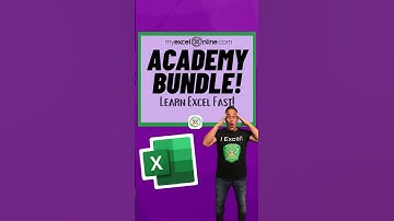 Join the MyExcelOnline Academy! https://join.myexcelonline.com/launch