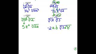 Alg 2 Ch. 6A Review Notes