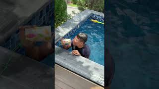 Acc Call My Brother To The Pool With A Paper Cup Phone