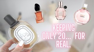 I Cut my Collection by Over Half (actually)  | Perfume Collection 2022