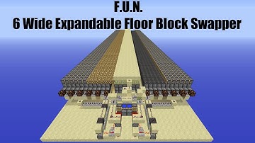 Minecraft - F.U.N. 6 Wide Expandable Floor Block Swapper