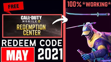 MAY 2021 Redeem code Free | codm redeem code 2021 | cod mobile