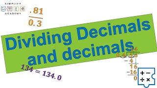 Dividing Decimal by Decimal The Easy Way