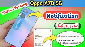 Oppo a78 Notification setting, How to show notification icon in Oppo a78
