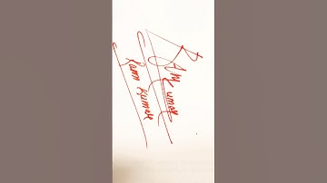 Ramkumar name Signature Style/Best Signature idea#Viralshort