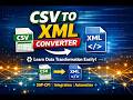 CSV to XML Converter Tutorial | SAP CPI