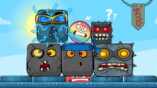 Red Ball 4 | Rainbow Color Ball Vs All Bosses | Giant Boss screenshot 2