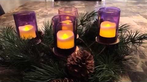 Crafting some advent wreath