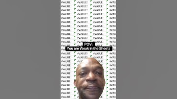 Please just stop being weak in the sheets 🫠 #sheetfreak #excel #exceltips #exceltricks