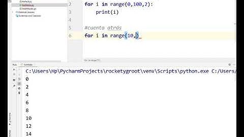 Bucles for con intervalos y hacia atrás Python TIC 2 Bachillerato IES Monterroso