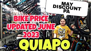 BIKE PRICE UPDATED JUNE 2023 | QUIAPO | BUDGET BIKE TO MIDRANGE BIKE | FRAME | DISCOUNTED