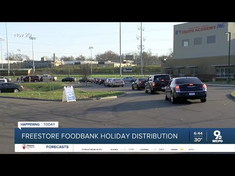 Freestore Foodbank holiday distribution