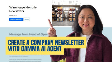 Create a Newsletter using AI in less than 15 minutes (Gamma AI Agent Tutorial)