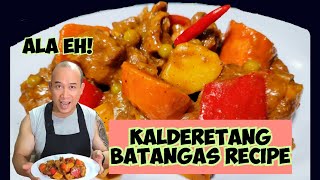 SIKRETO NG MASARAP NA BATANGAS PORK SPARE RIBS KALDERETA / BATANGAS STYLE KALDERETA RECIPE