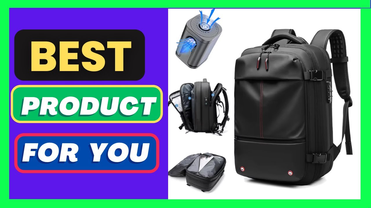 Travel Men 17 inch Laptop Backpack vacuum