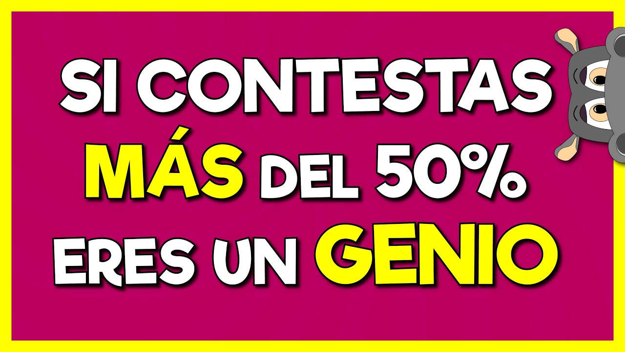 Preguntas de Cultura General 😉📚 DESAFÍO de CULTURA GENERAL