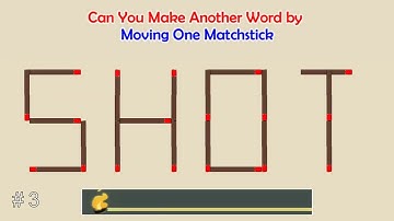Can you make another word from the existing one? | Matchstick Word Puzzles #49   | Brain Teaser