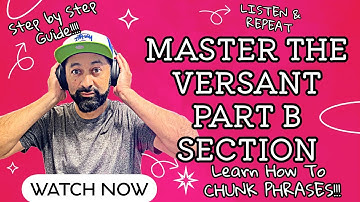 🗣️ Master the Versant English Speaking & Listening Test. Part B: Listen and Repeat. 🎧  P