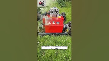 gasoline engine cutting width 800mm sharp mowing blades remote control commercial lawn mower