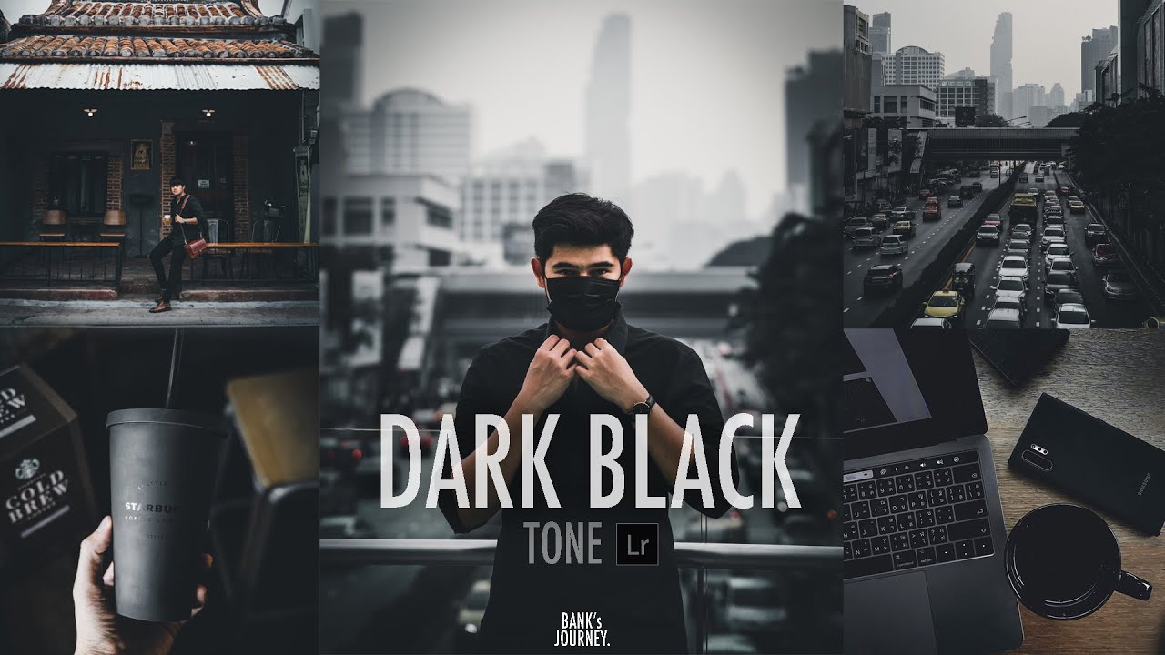 แต่งรูปบนมือถือ โทนDark\u0026Black คุมโทนให้โคตรเท่ (Free Preset )