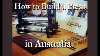 Mini Etching Press Built in Australia